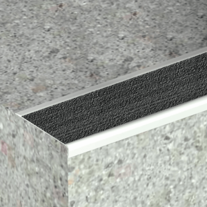 Aluminium Stair Nosing With Self Adhesive Insert