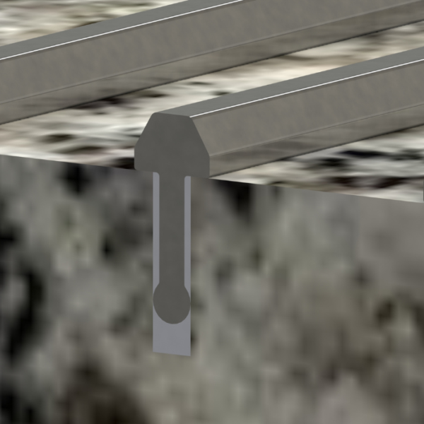 Rebated Aluminium Safety Stair Nosing Bars