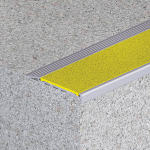 Aluminium Stair Nosing with Carb Insert