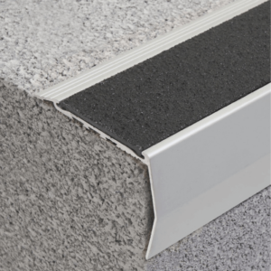 Aluminium Stair Nosing with Carb Insert