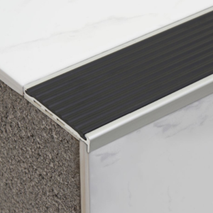 Classic Tredfx Aluminium Safety Stair Nosing with Poly Insert