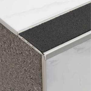 Classic Tredfx Aluminium Safety Stair Nosing with Carborundum Insert