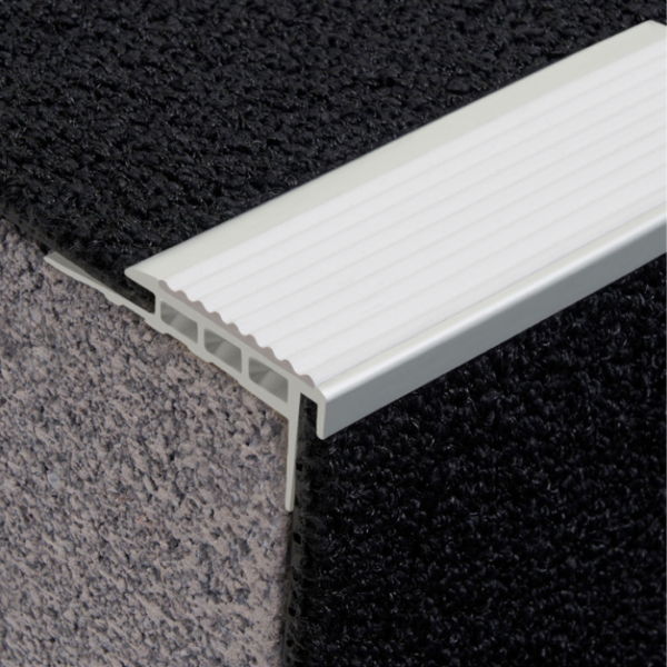 Classic Tredfx Aluminium Safety Stair Nosing with Poly Insert
