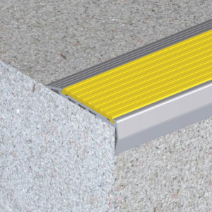 Aluminium Stair Nosing with Poly Insert