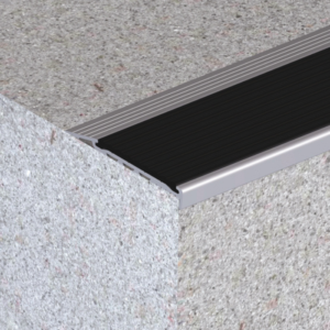 Aluminium Stair Nosing with Poly Insert
