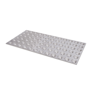 Stainless Steel Warning Tactile Plate - Natural